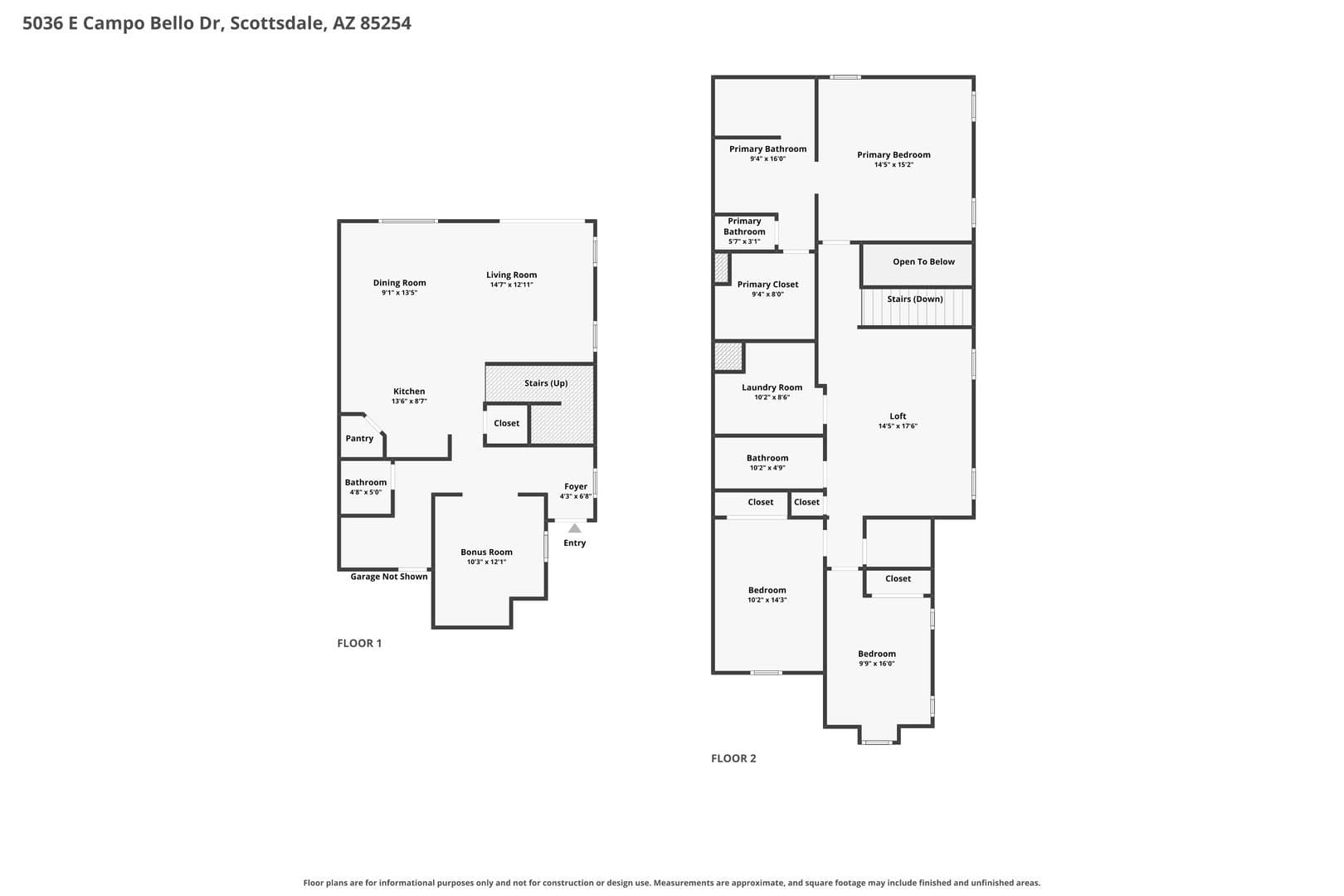 Scottsdale House: 5036 E Campo Bello Dr
