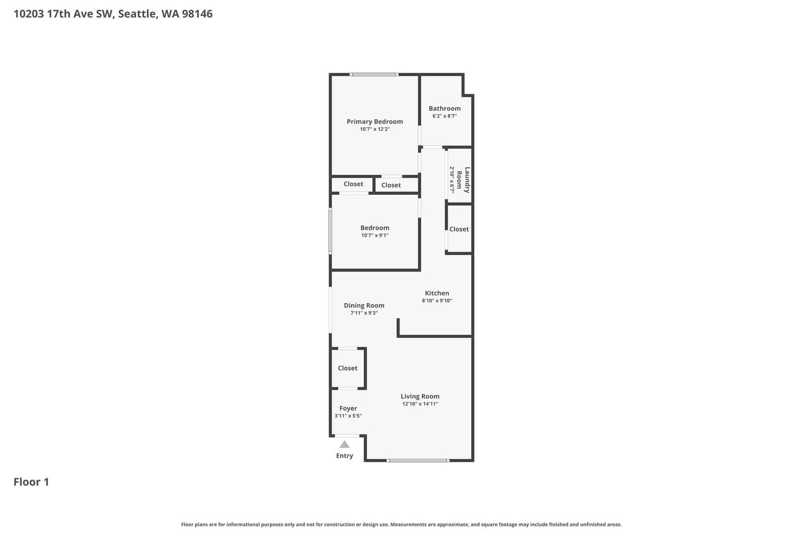Seattle Apartment: 10201-10203 17th Ave SW