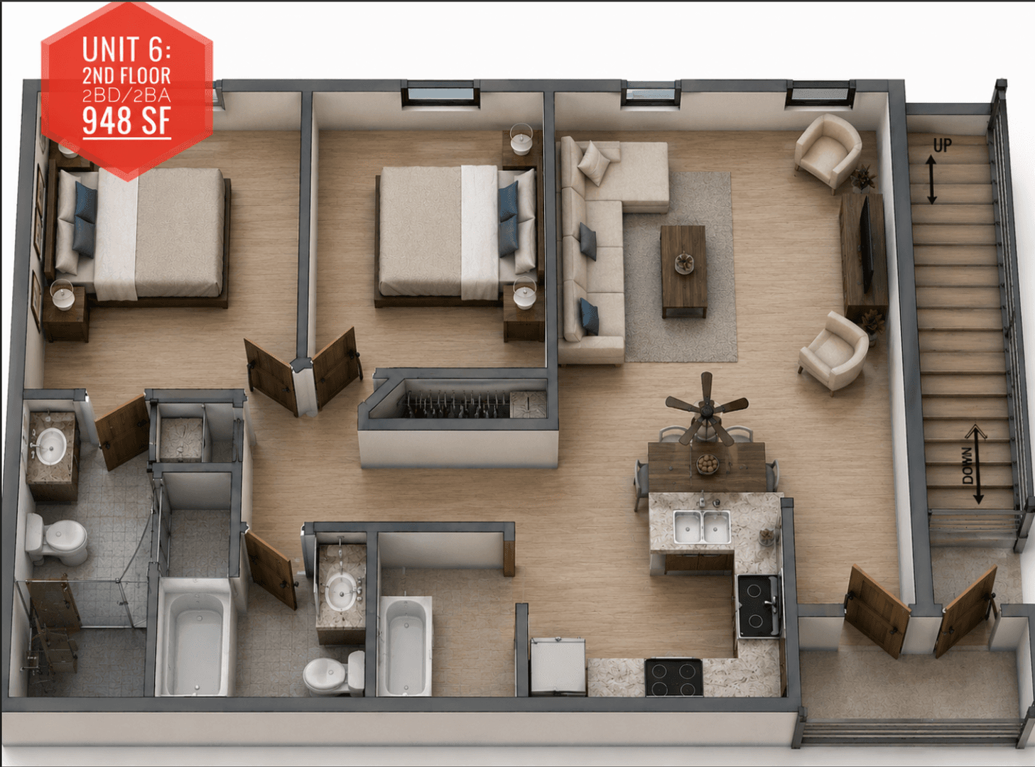 Green Bay Apartment: 1116 Hobart Drive Apt 6