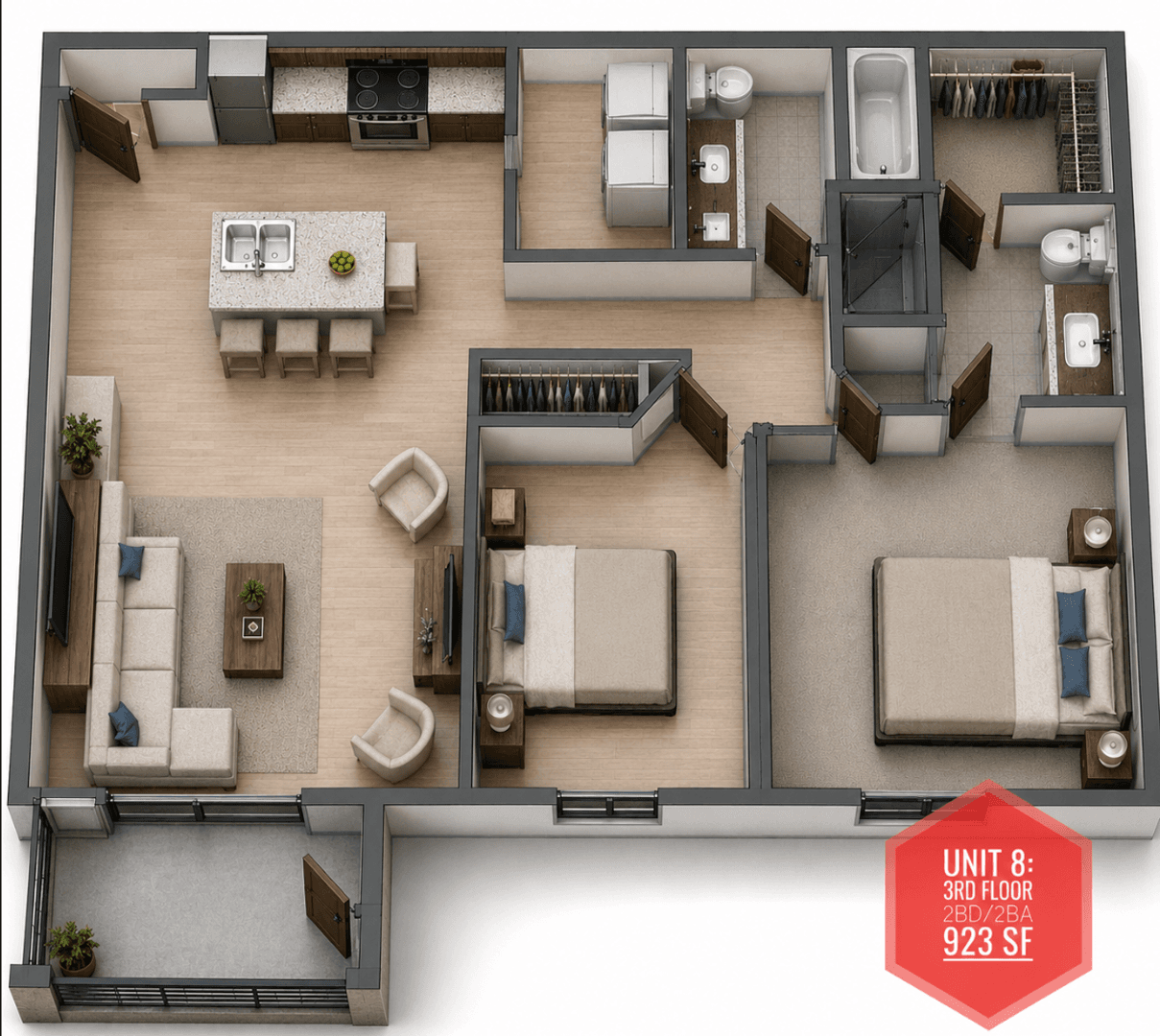 Green Bay Apartment: 1116 Hobart Drive Apt 8