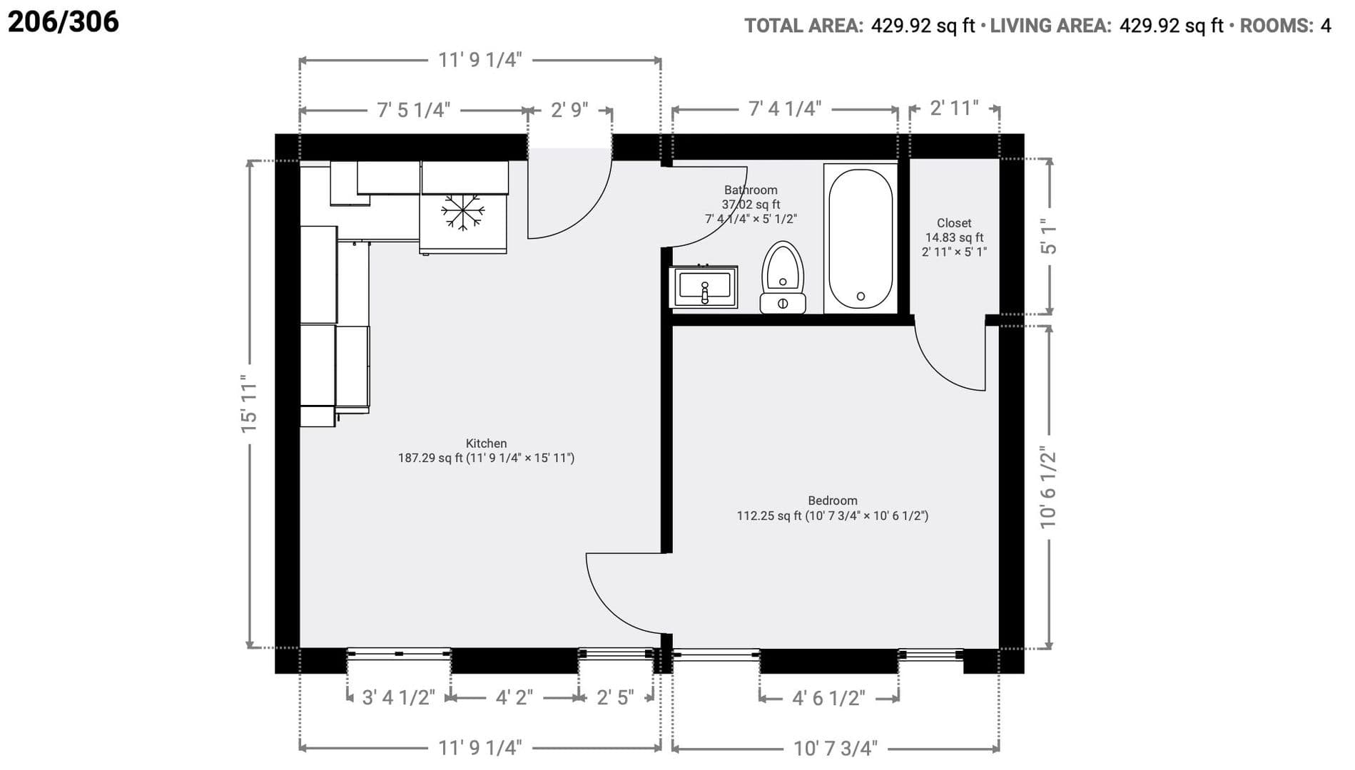 Minneapolis Apartment: 1524 LaSalle Ave
