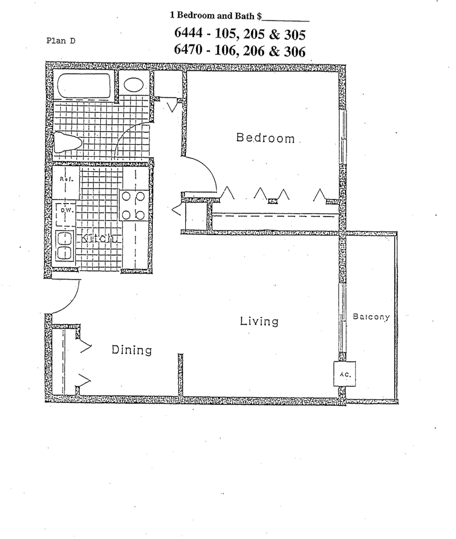 North Branch Apartment: 6470 Birch St - 6495 Ash St