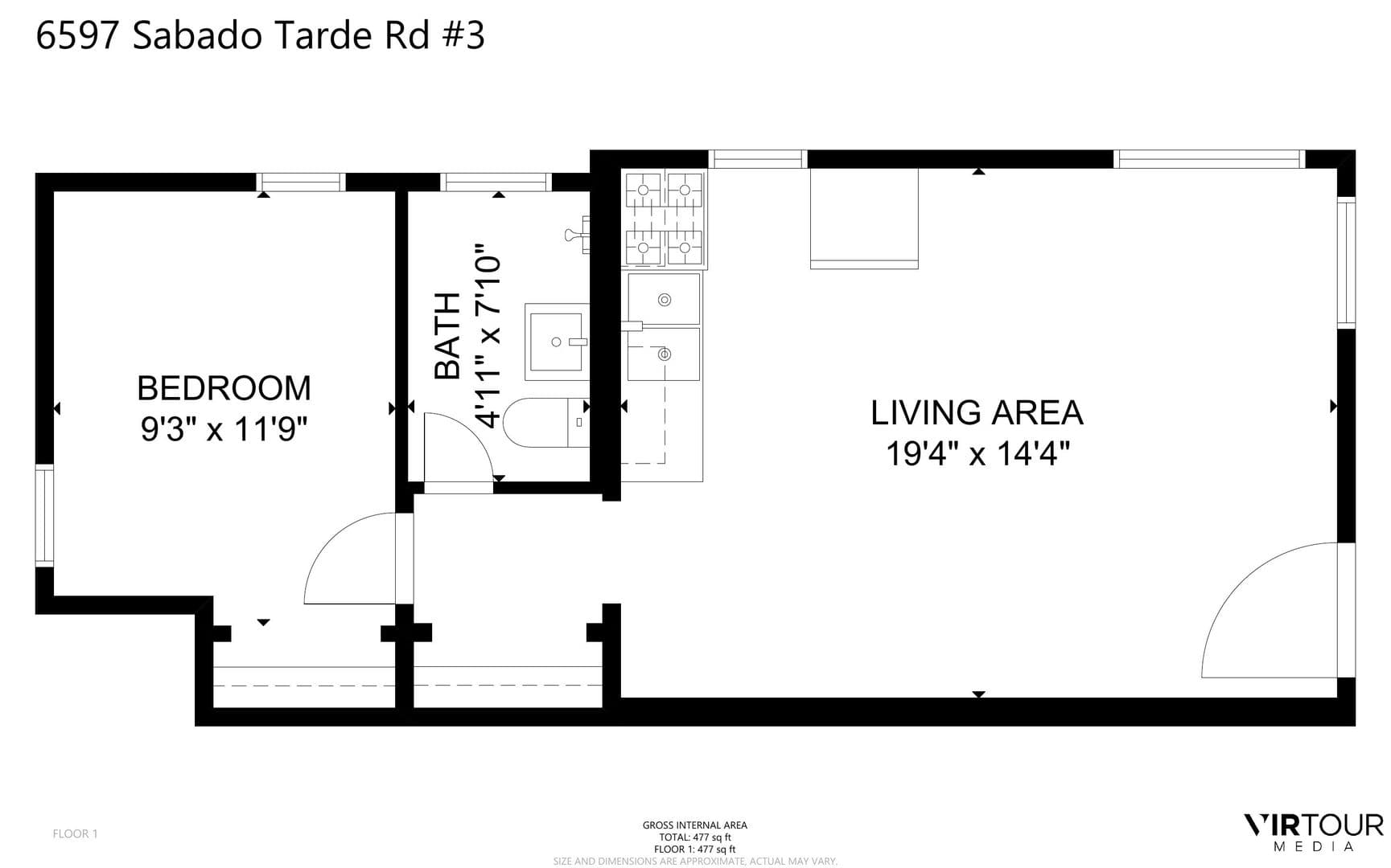 Goleta Apartment: 6597 Sabado Tarde