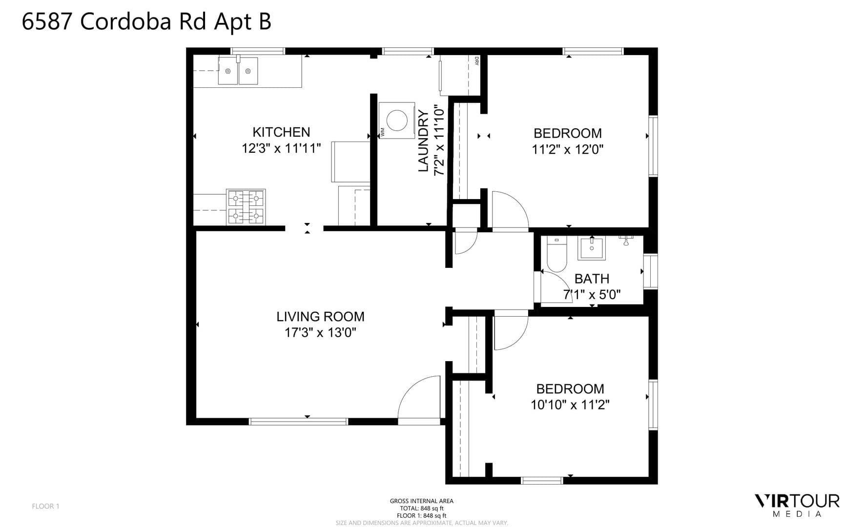 Goleta Apartment: 6587 Cordoba
