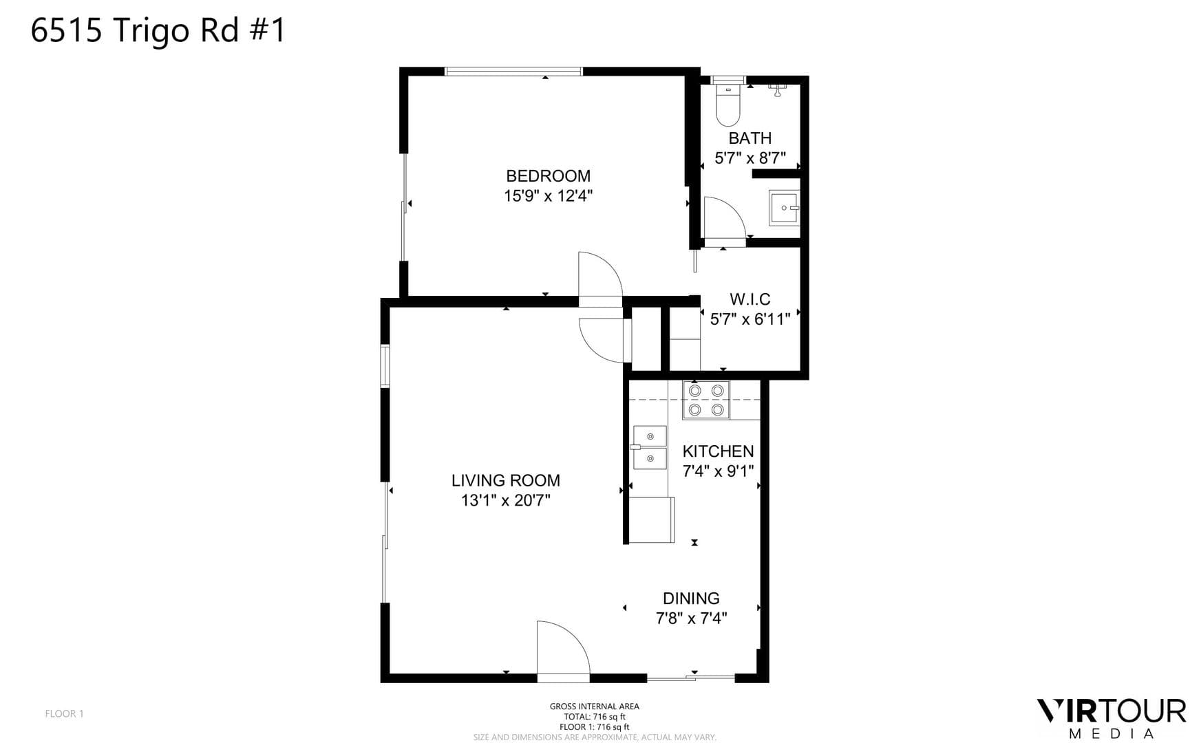 Goleta Apartment: 6515 Trigo