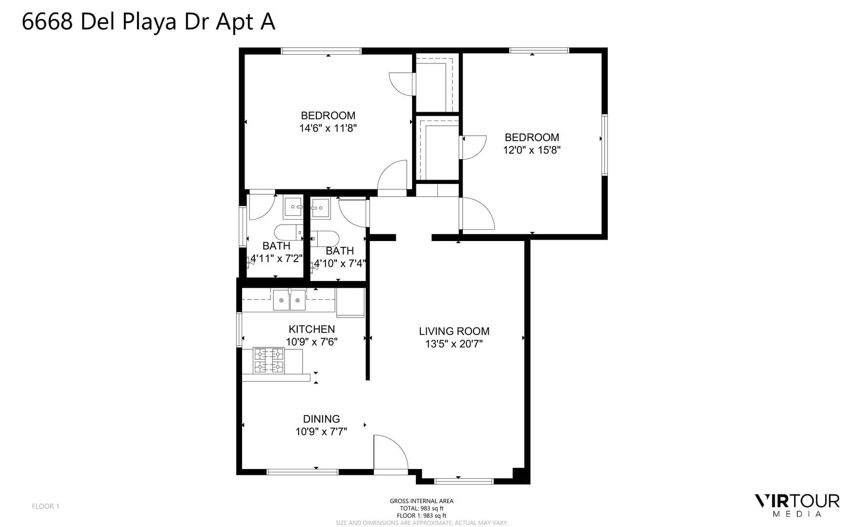 Goleta Apartment: 6668 Del Playa