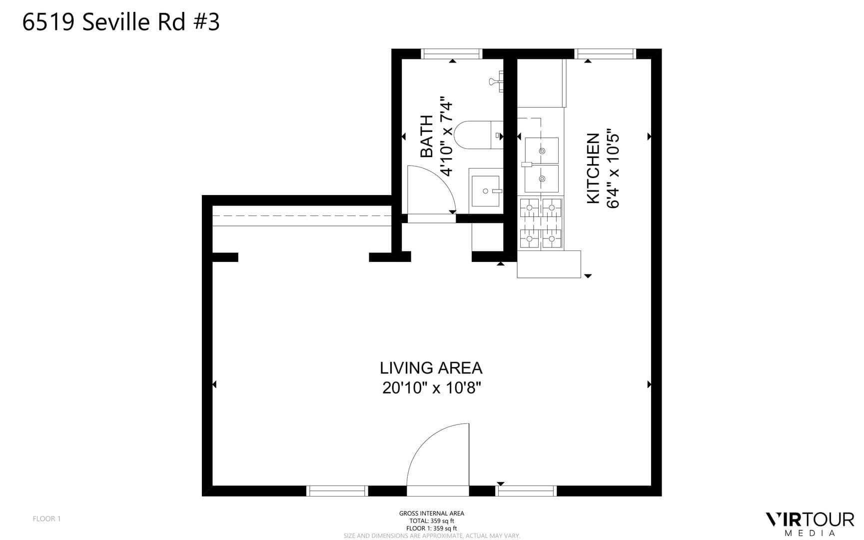 Goleta Apartment: 6519 Seville