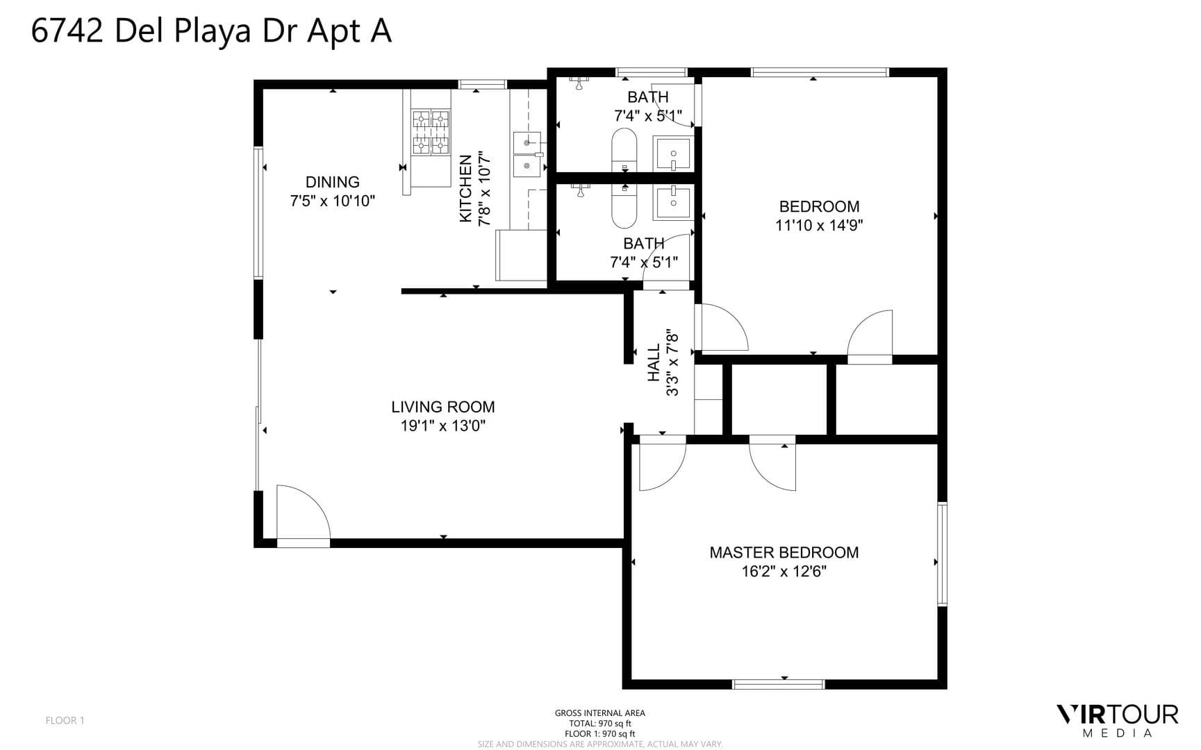 Goleta Apartment: 6742 Del Playa