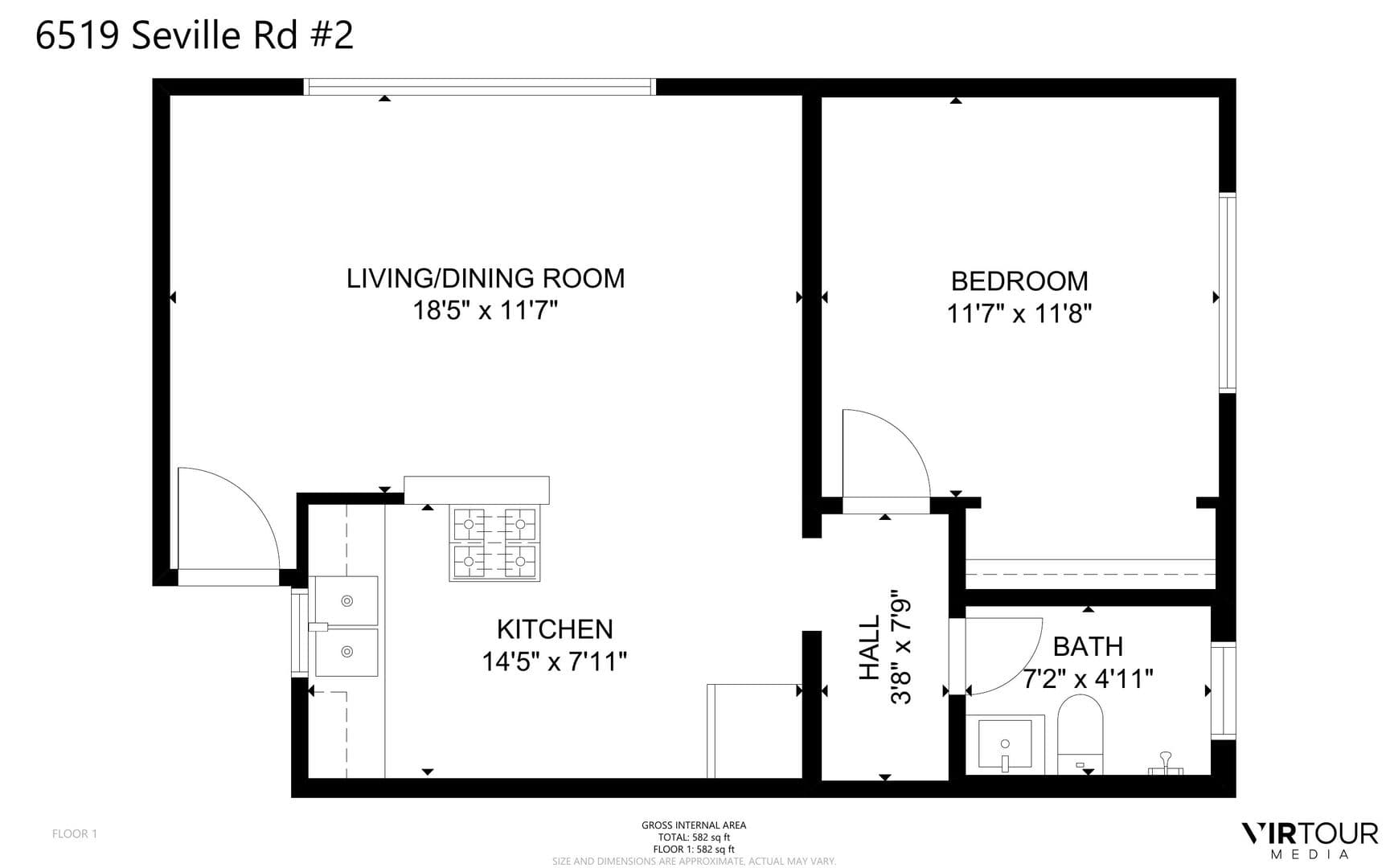 Goleta Apartment: 6519 Seville
