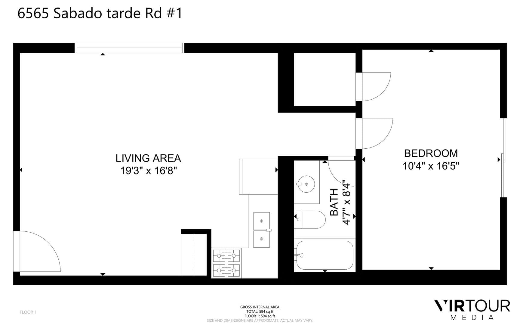 Goleta Apartment: 6565 Sabado Tarde