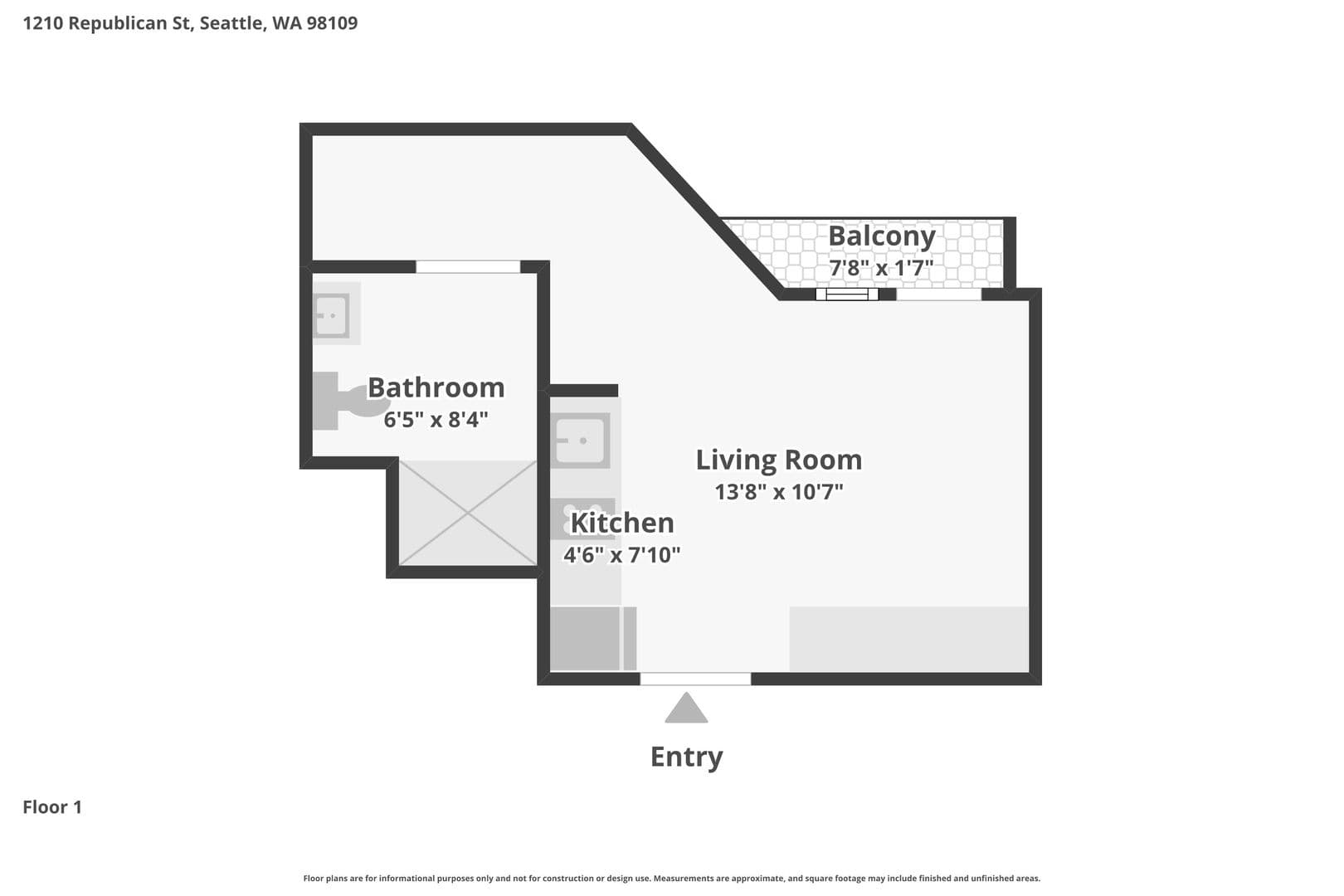 Seattle Apartment: 1210 Republican St
