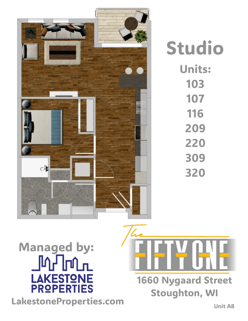 Stoughton Apartment: 1660 Nygaard Street