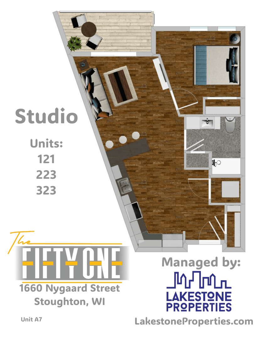 Stoughton Apartment: 1660 Nygaard Street