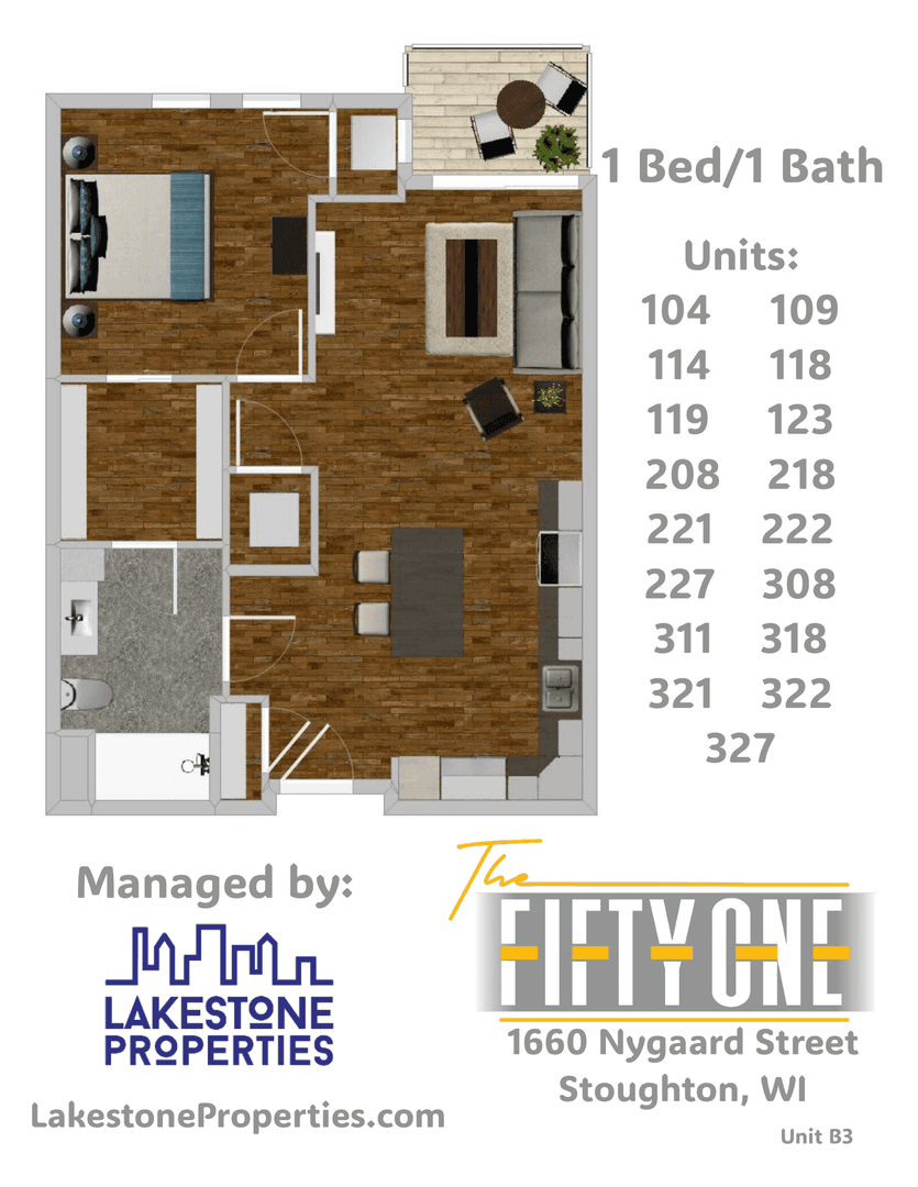 Stoughton Apartment: 1660 Nygaard Street