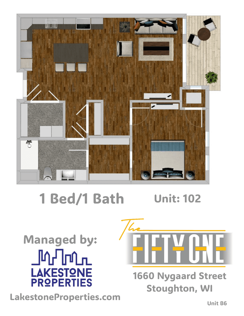 Stoughton Apartment: 1660 Nygaard Street