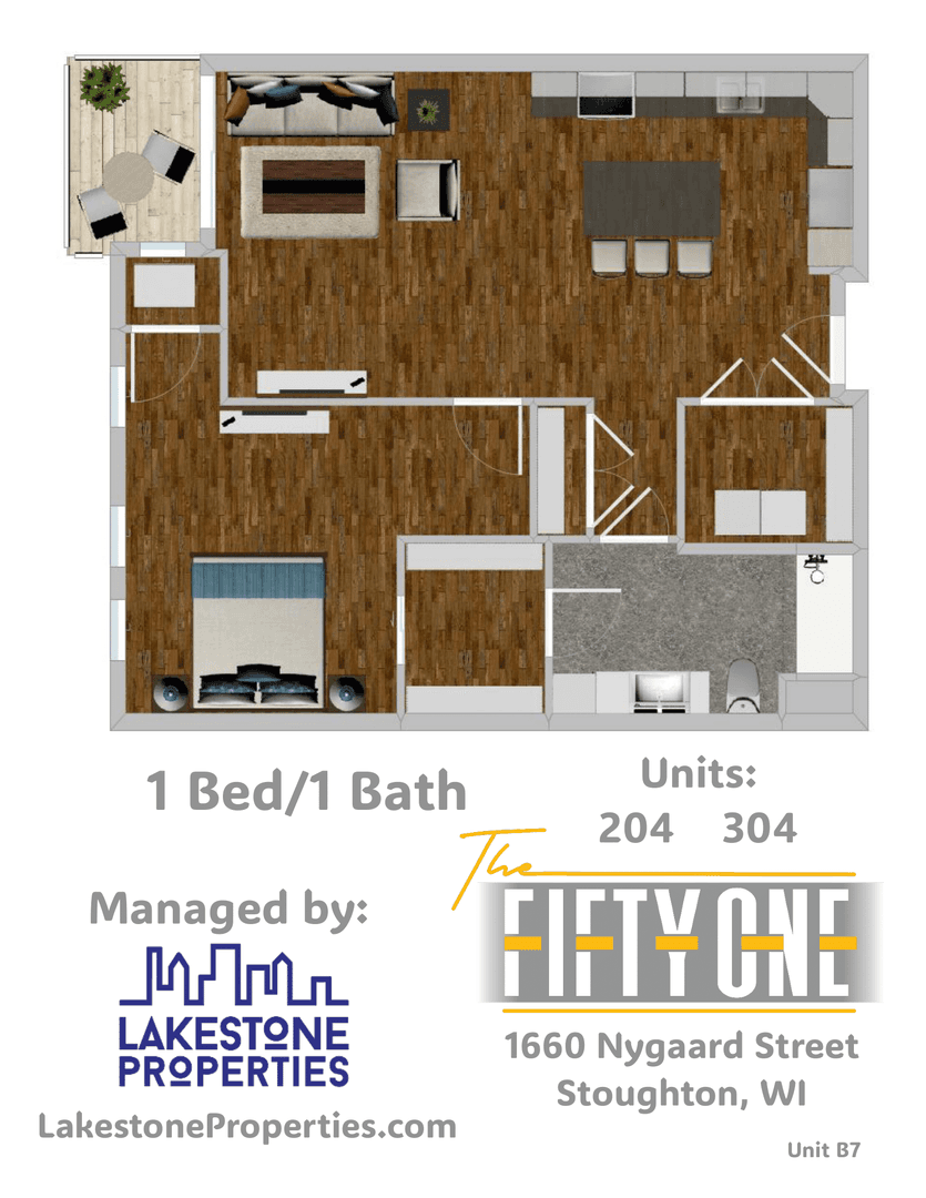 Stoughton Apartment: 1660 Nygaard Street