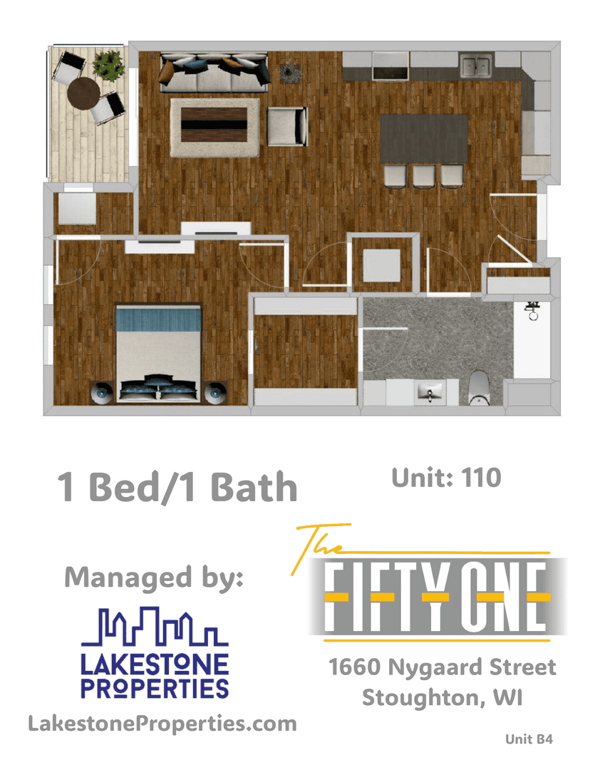 Stoughton Apartment: 1660 Nygaard Street