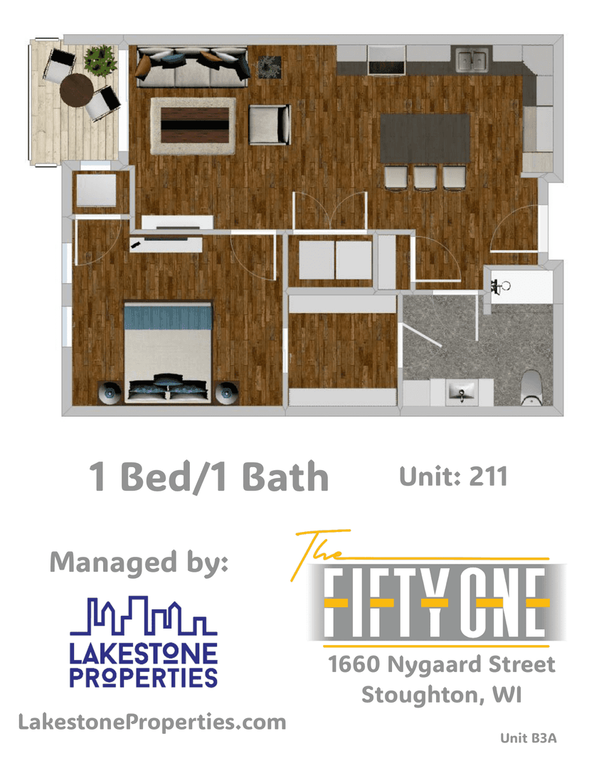 Stoughton Apartment: 1660 Nygaard Street