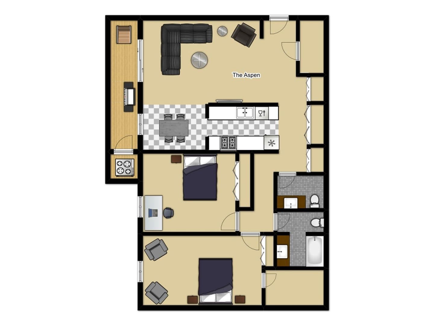 Haslett Apartment: 5984 Bois Ile Drive