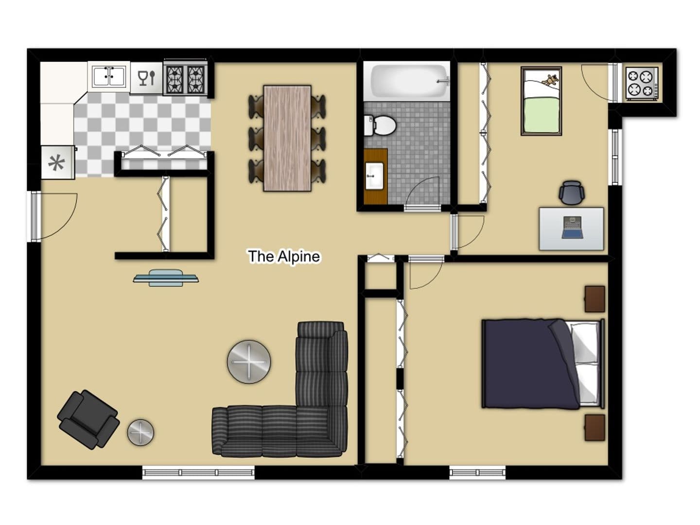 Haslett Apartment: 5984 Bois Ile Drive