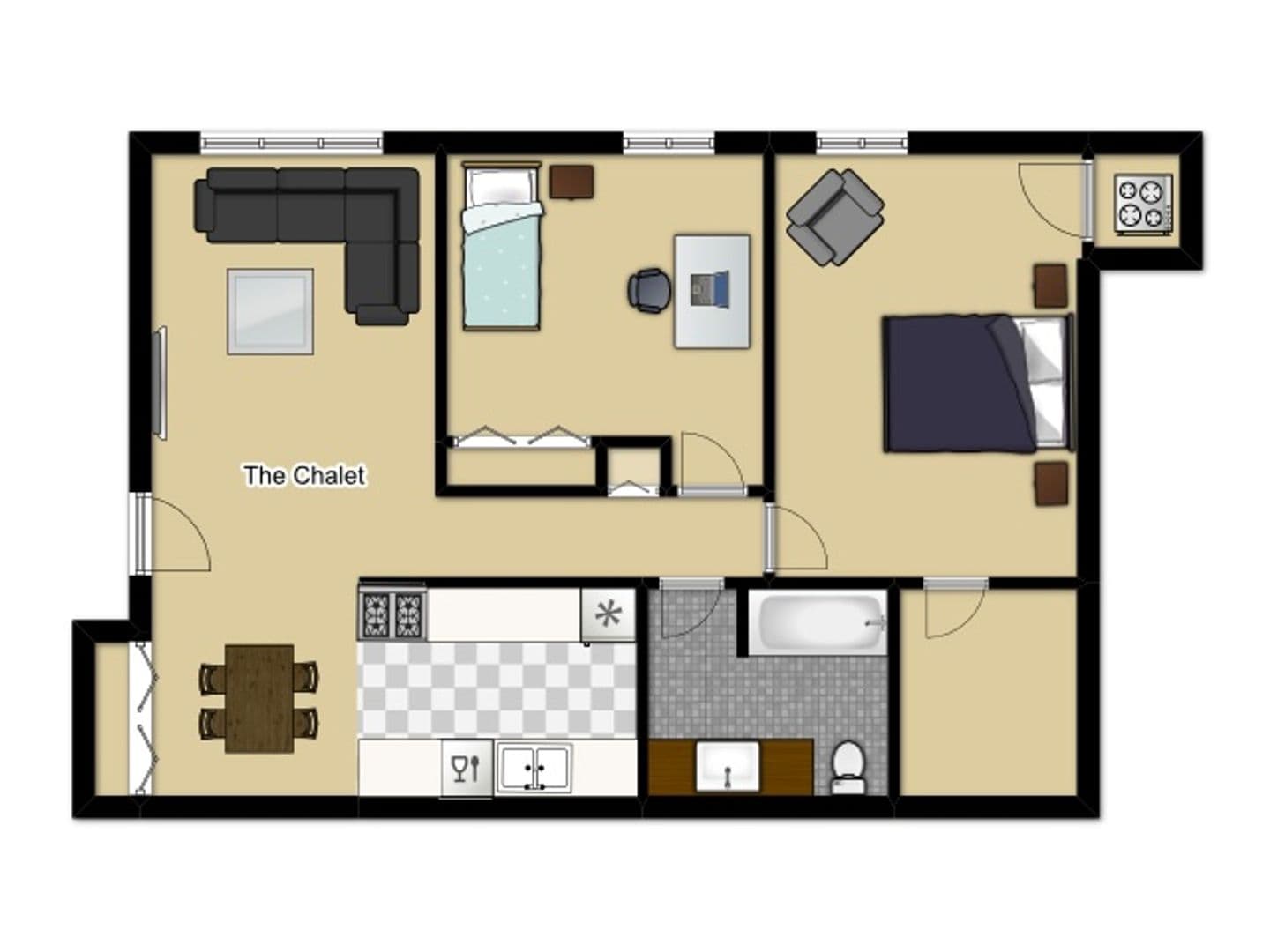 Haslett Apartment: 5984 Bois Ile Drive