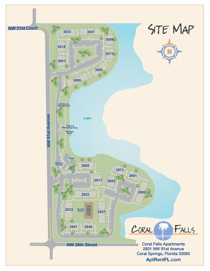 Coral Springs Apartment: 2801 Northwest 91st. Ave.
