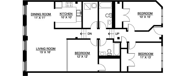 Cleveland Apartment: 1300 West Ninth Street
