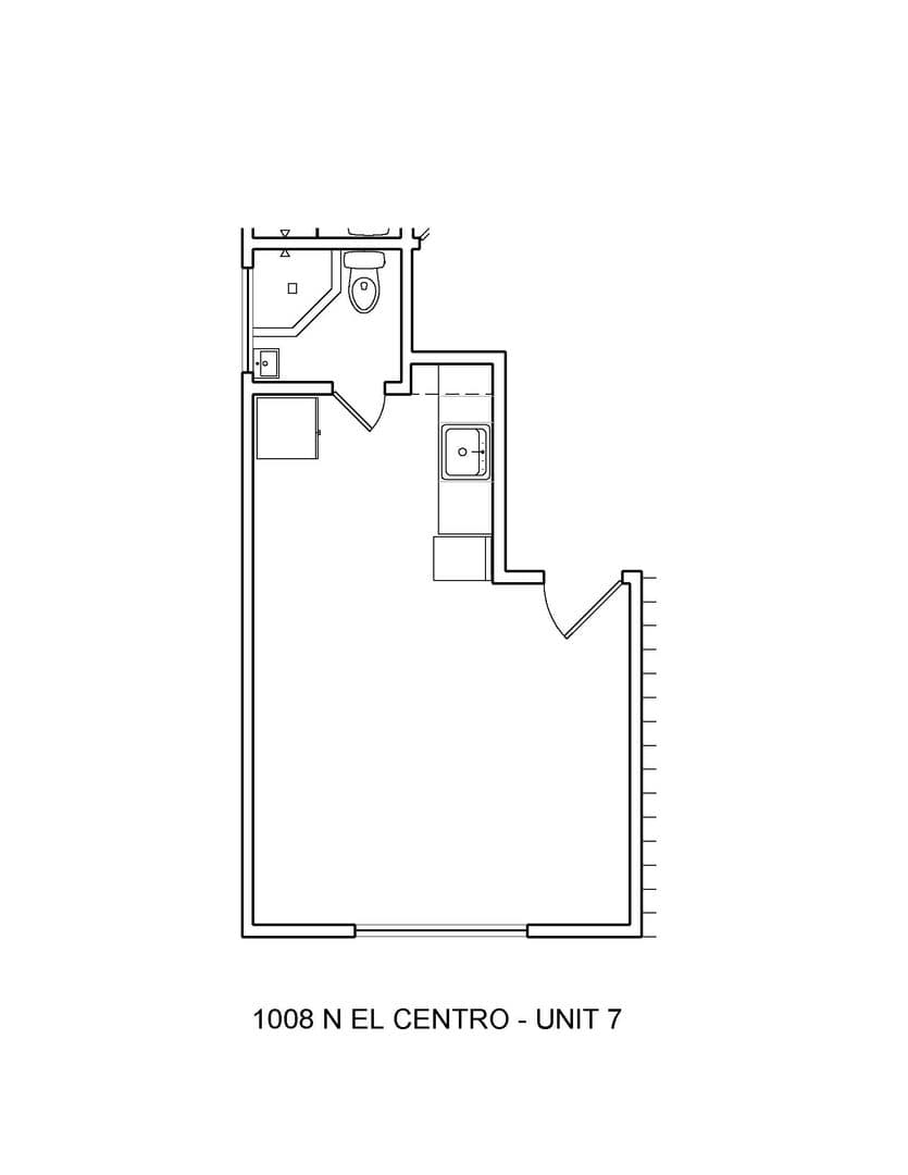 Los Angeles Apartment: 1006 N El Centro Avenue
