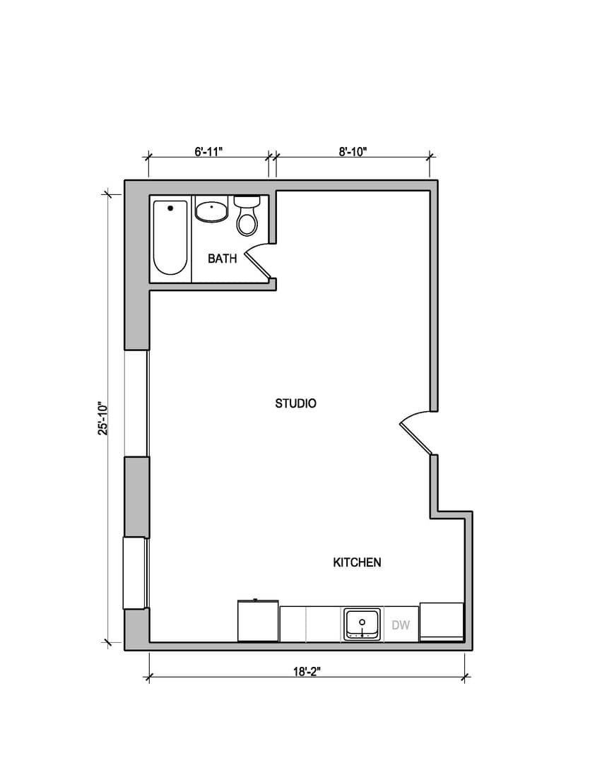 Los Angeles Apartment: 1006 N El Centro Avenue