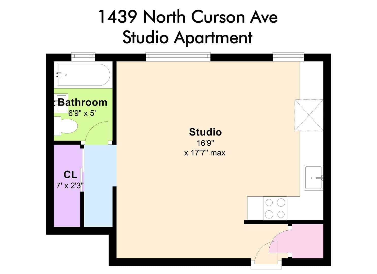 Los Angeles Apartment: 1439 N. Curson Avenue