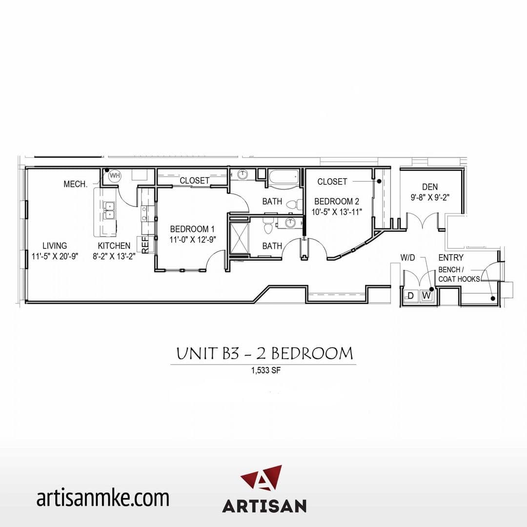 Milwaukee Apartment: 133 W. Pittsburgh