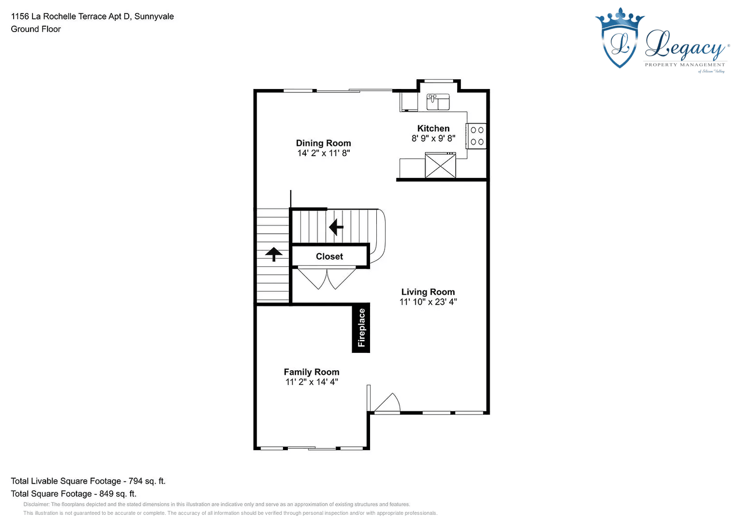 Sunnyvale Townhome: 1156 La Rochelle Ter #D