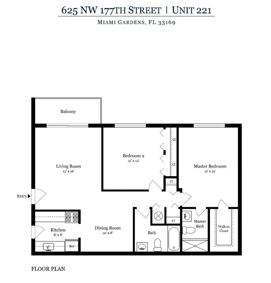 Miami Gardens Apartment: 611-631 NW 177 Street
