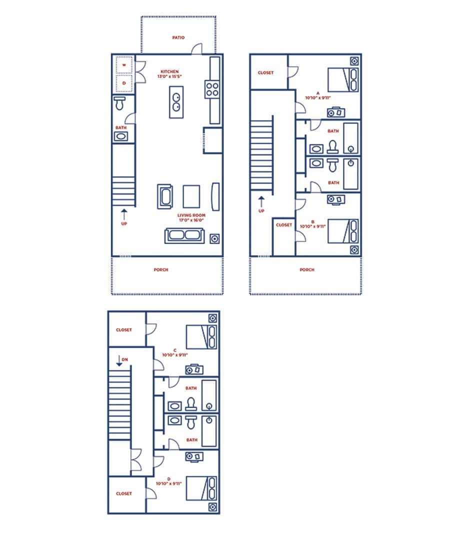 Tallahassee Townhome: 614 W. Madison st