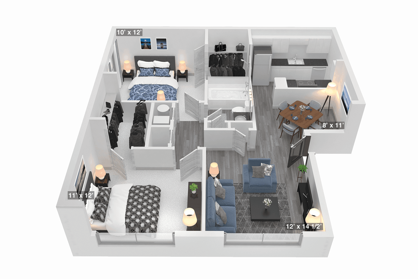 Alice Apartment: 110 S Stadium Road