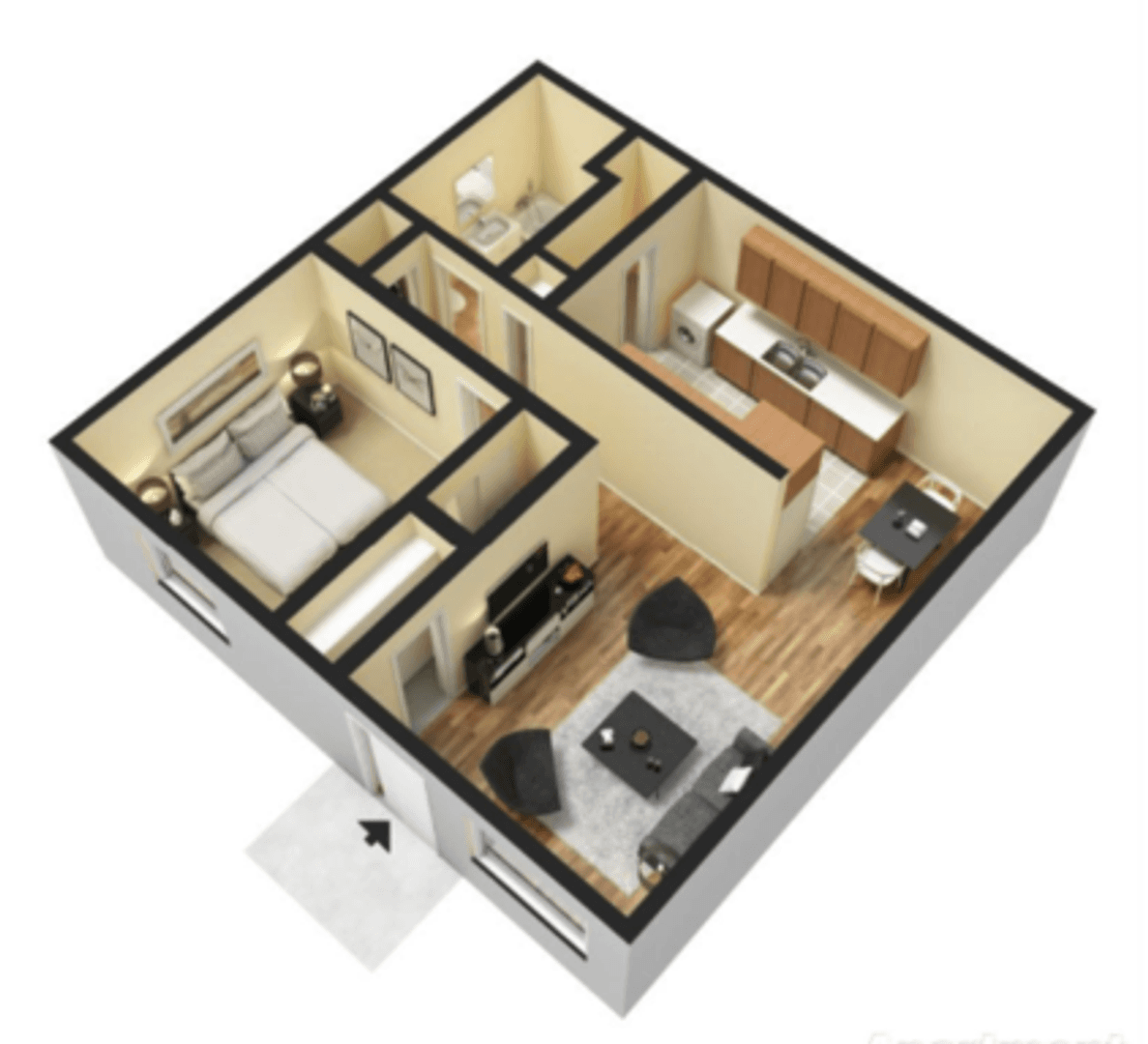 Columbia Apartment: 801 Chinquapin Rd.