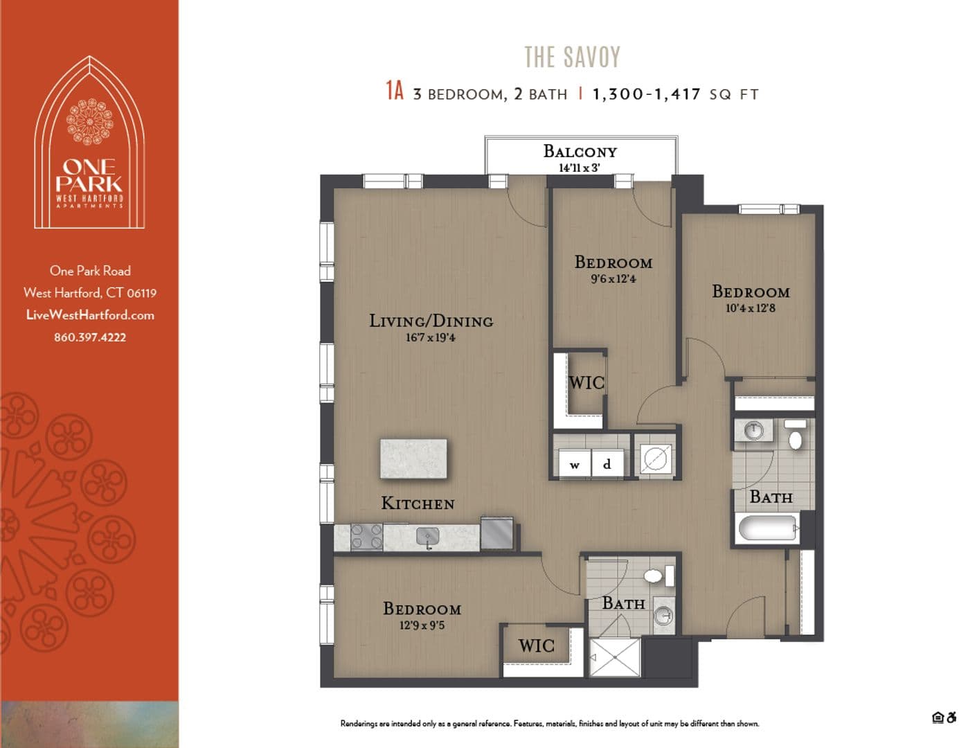 West Hartford Apartment: 1 Park Rd