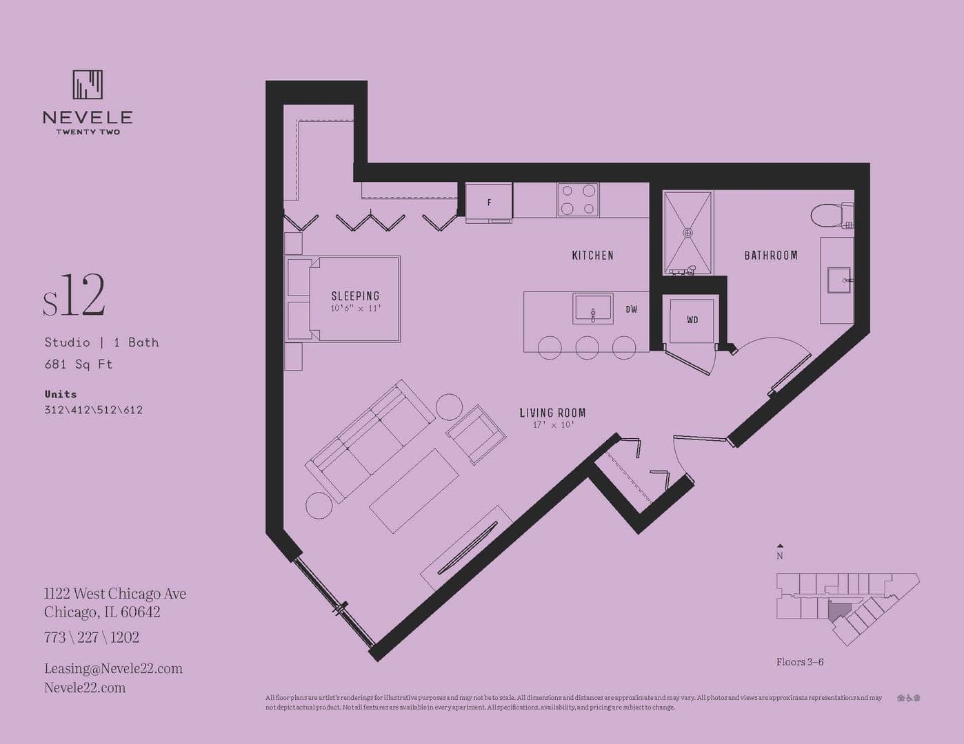 Chicago Apartment: 1122 W. Chicago Avenue