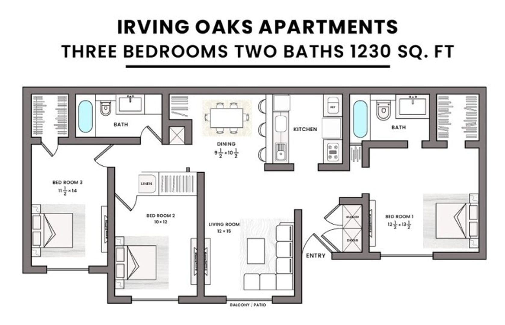 Irving Apartment: 1928 Rock Island Rd