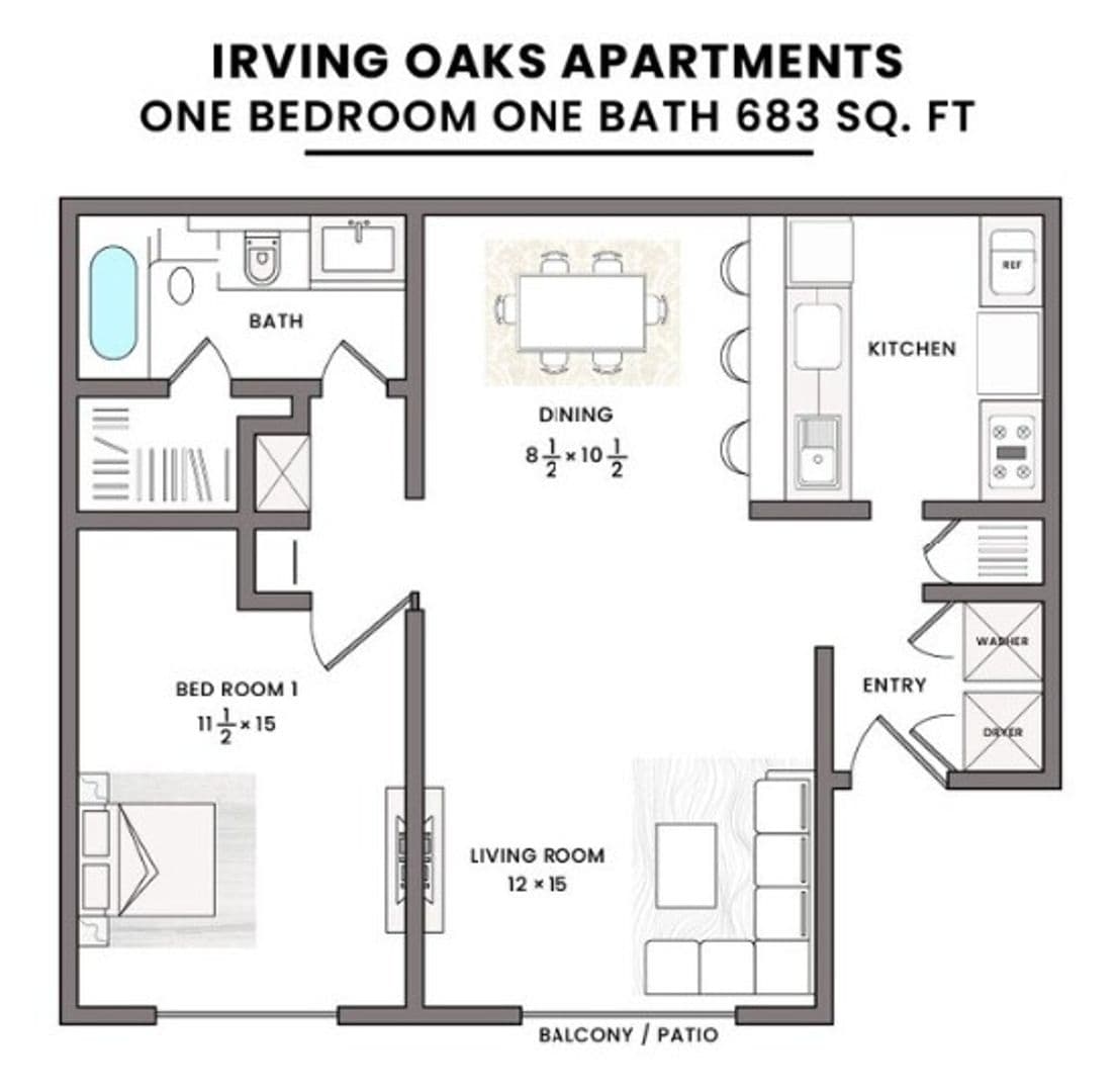 Irving Apartment: 1928 Rock Island Rd
