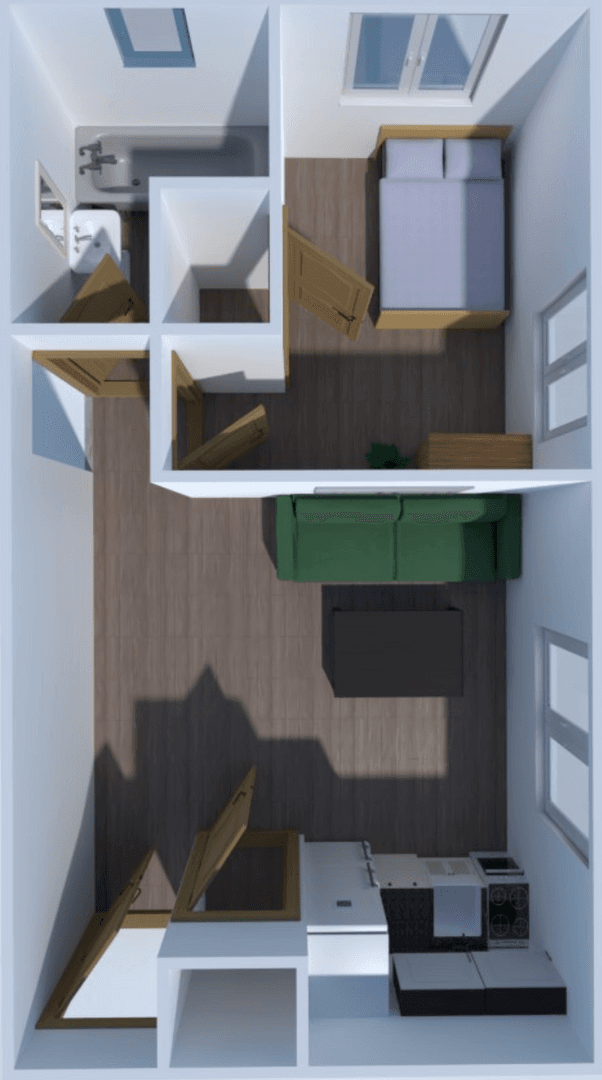 Des Moines Apartment: 1216 E Seneca Avenue 6