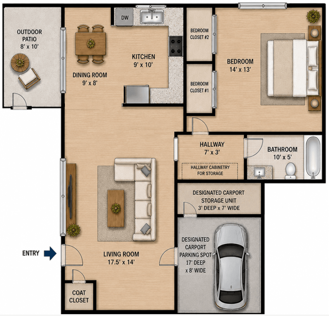 Bakersfield Apartment: 6200 Stockdale Hwy.
