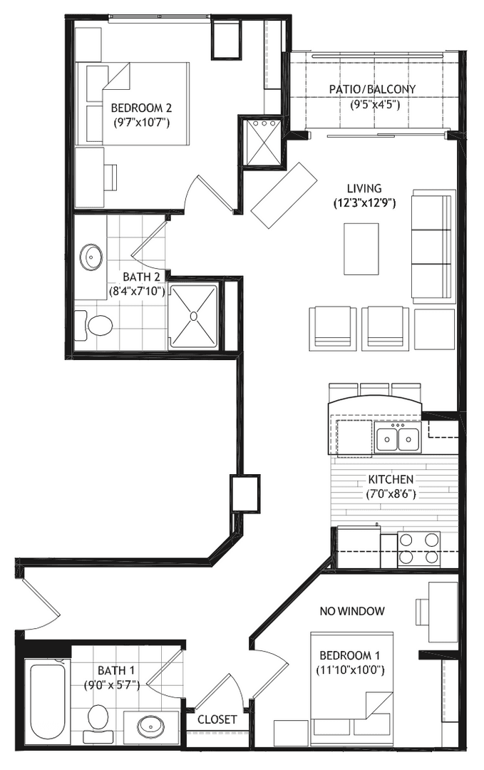 Madison Apartment: 1022 W. Johnson St