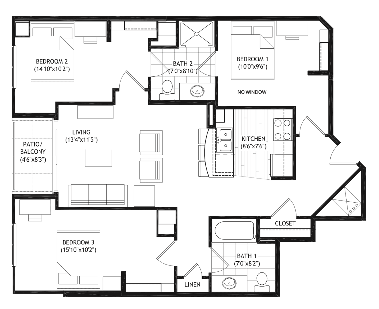 Madison Apartment: 1022 W. Johnson St