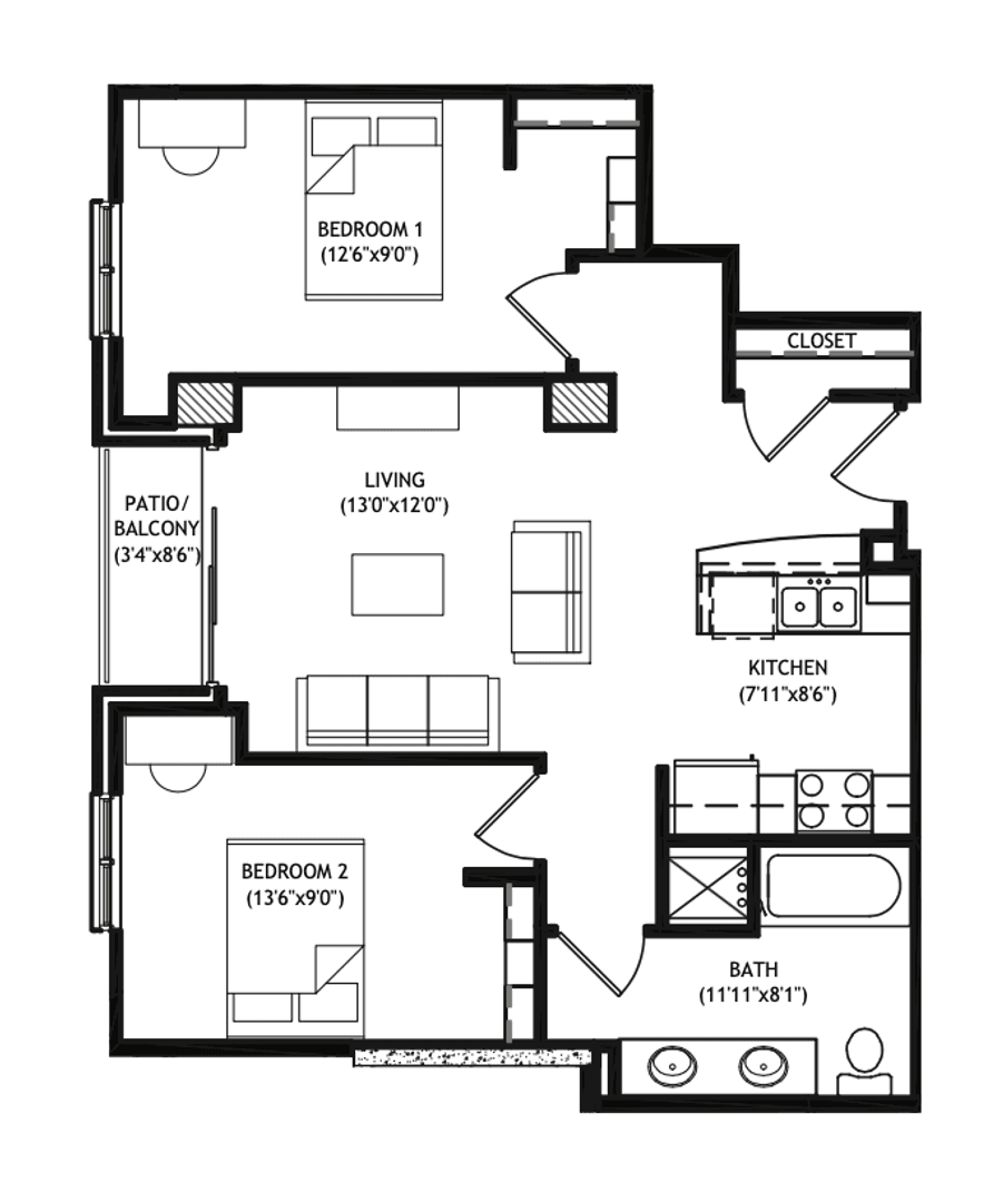 Madison Apartment: 1001 University Avenue