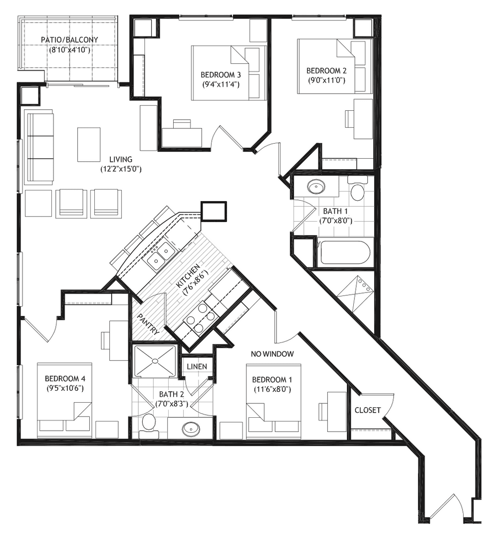 Madison Apartment: 1022 W. Johnson St