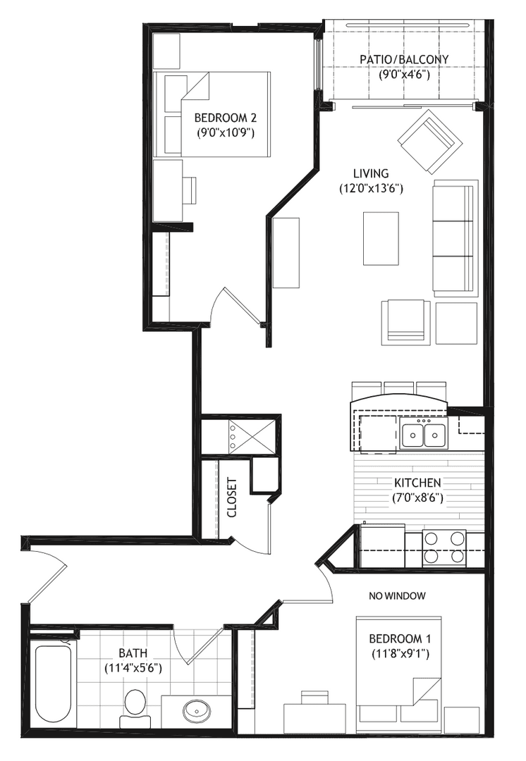 Madison Apartment: 1022 W. Johnson St
