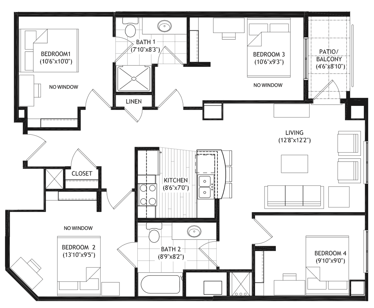 Madison Apartment: 1022 W. Johnson St