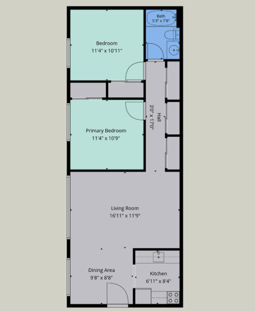 Greece Apartment: 138-154 Woodhill Drive