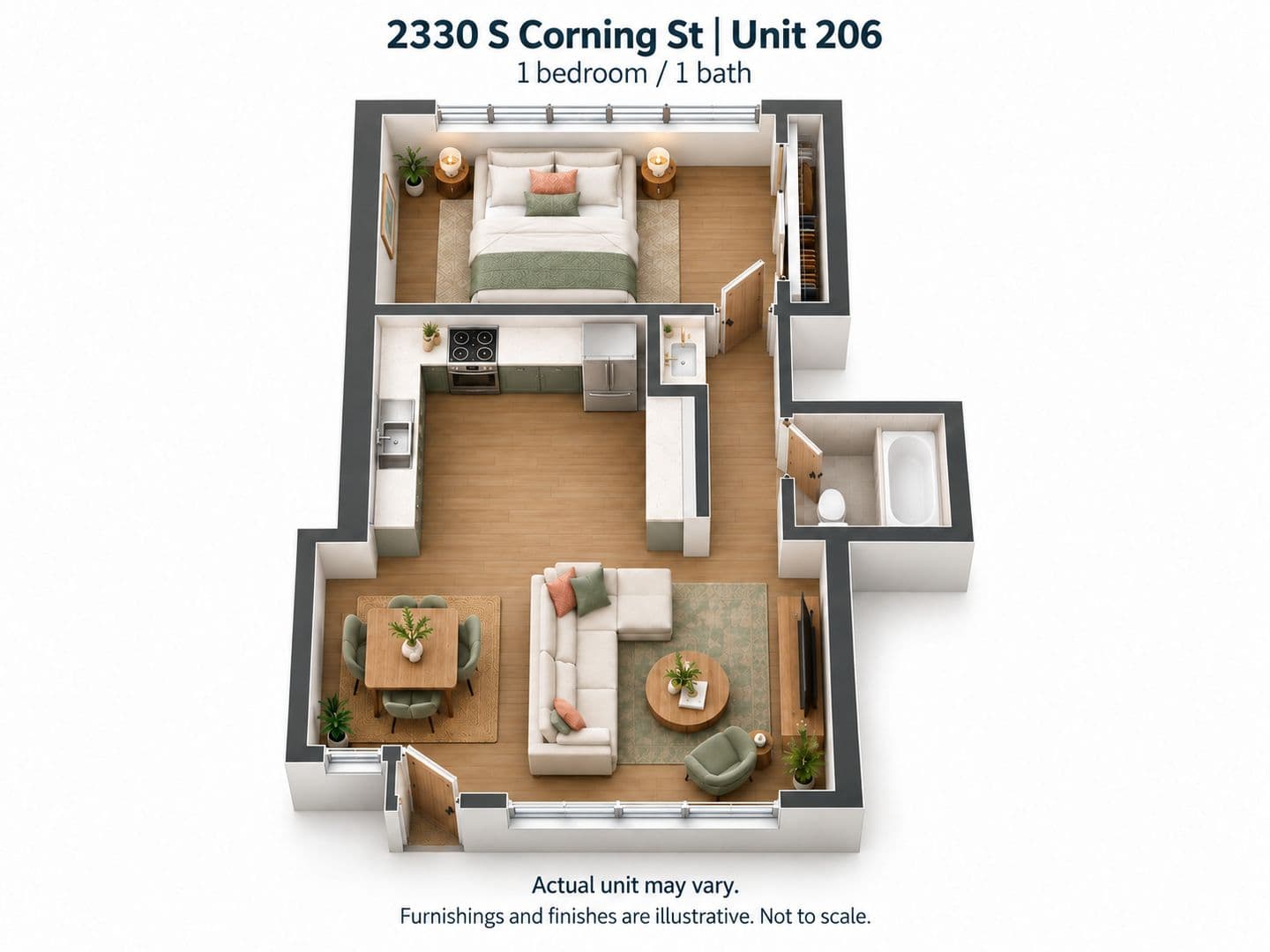 Los Angeles Apartment: 2330 S. Corning St